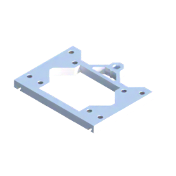 Render of MODULITH 59 Under-Table Rail - 1W section